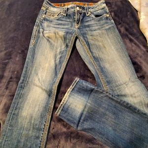 Rock Revival sz29 Jeans Cameron Straight with 33.5" inseam